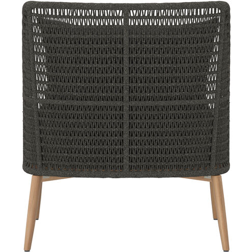 Andria Arashi Black Outdoor Lounge Chair